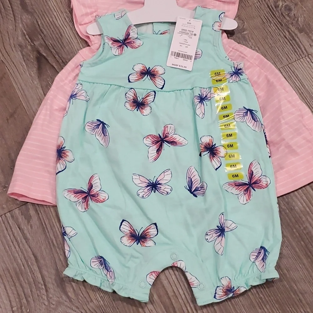 Carter's Butterfly Dress & One Piece Set